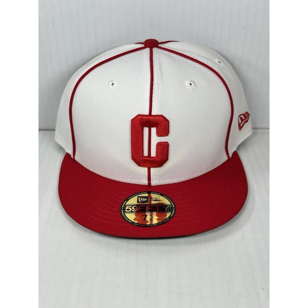 Size 7 5/8 New Era Pittsburgh Crawfords 59FIFTY Cooperstown Turn Back Clock Hat